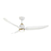 Kuzco Canada - 52" Ceiling Fan - Hugo - Brushed Gold/Matte White- Union Lighting Luminaires Decor