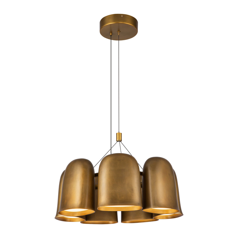 Kuzco Canada - LED Chandelier - Bell - Vintage Brass- Union Lighting Luminaires Decor
