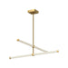 Kuzco Canada - LED Chandelier - Blade - Brushed Gold- Union Lighting Luminaires Decor