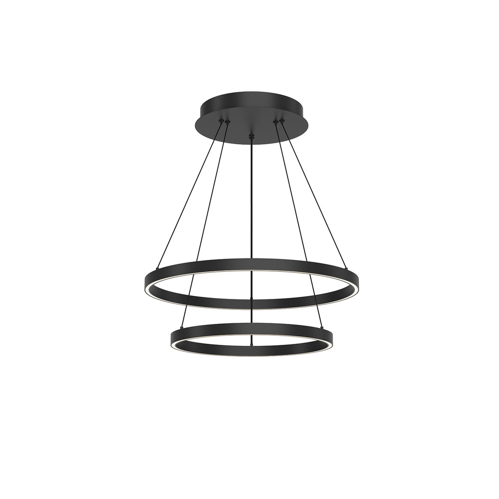 Kuzco Canada - LED Chandelier - Cerchio - Black- Union Lighting Luminaires Decor