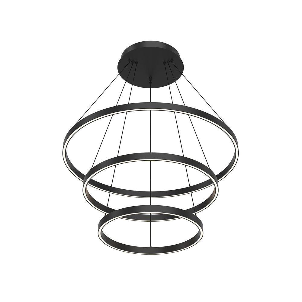 Kuzco Canada - LED Chandelier - Cerchio - Black- Union Lighting Luminaires Decor