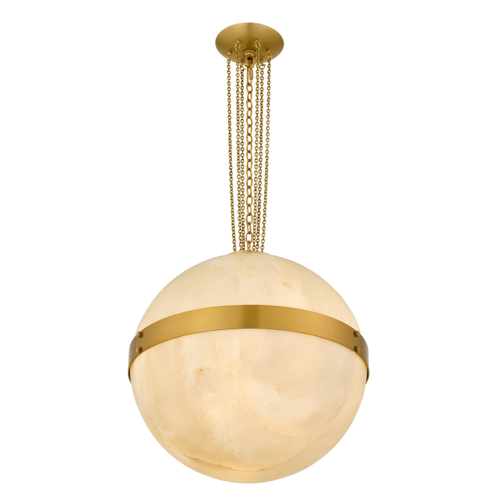 Quoizel - Three Light Pendant - Amato - Brushed Gold- Union Lighting Luminaires Decor