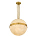 Quoizel - Three Light Pendant - Amato - Brushed Gold- Union Lighting Luminaires Decor
