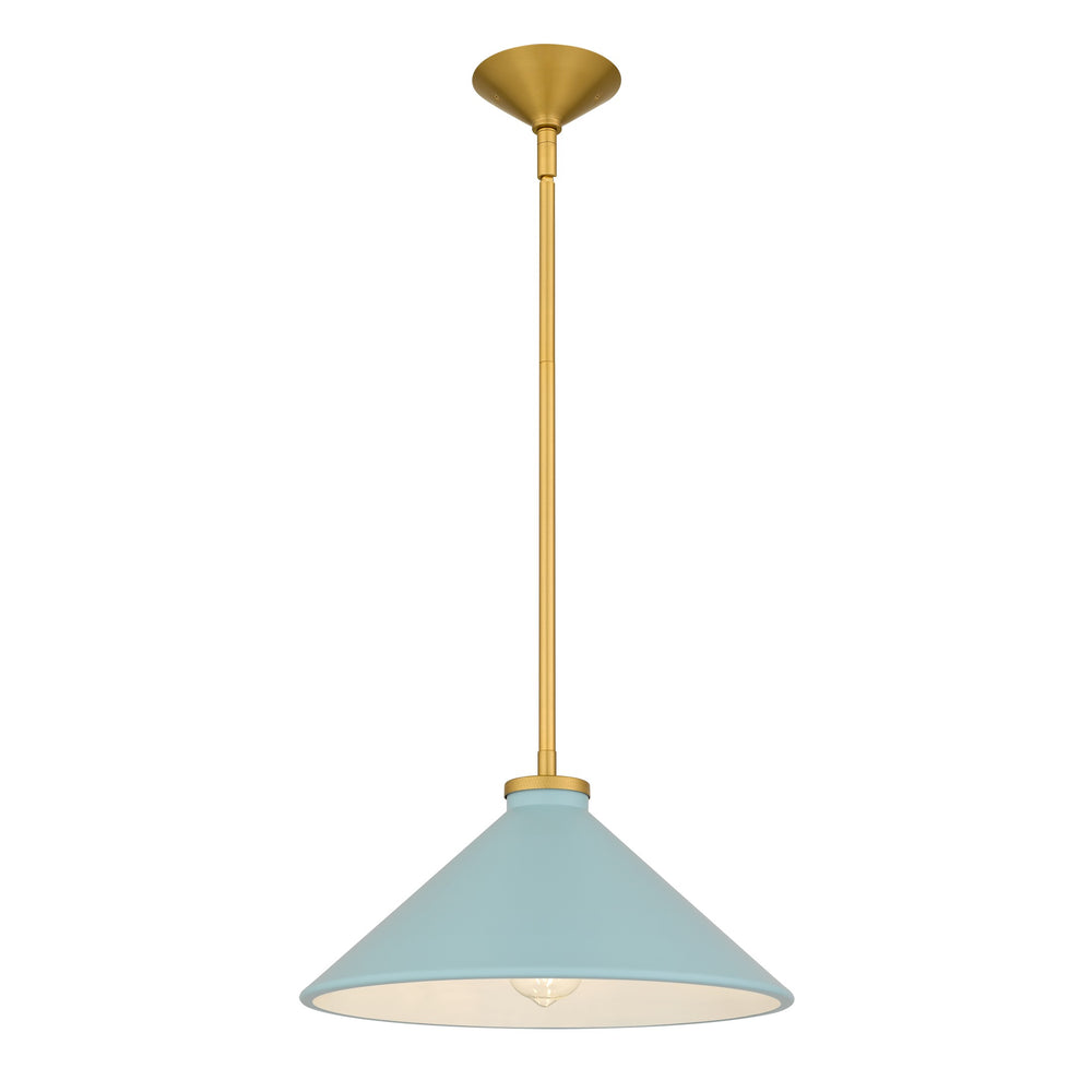 Quoizel - One Light Pendant - Bradbury - Brushed Gold- Union Lighting Luminaires Decor