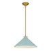 Quoizel - One Light Pendant - Bradbury - Brushed Gold- Union Lighting Luminaires Decor