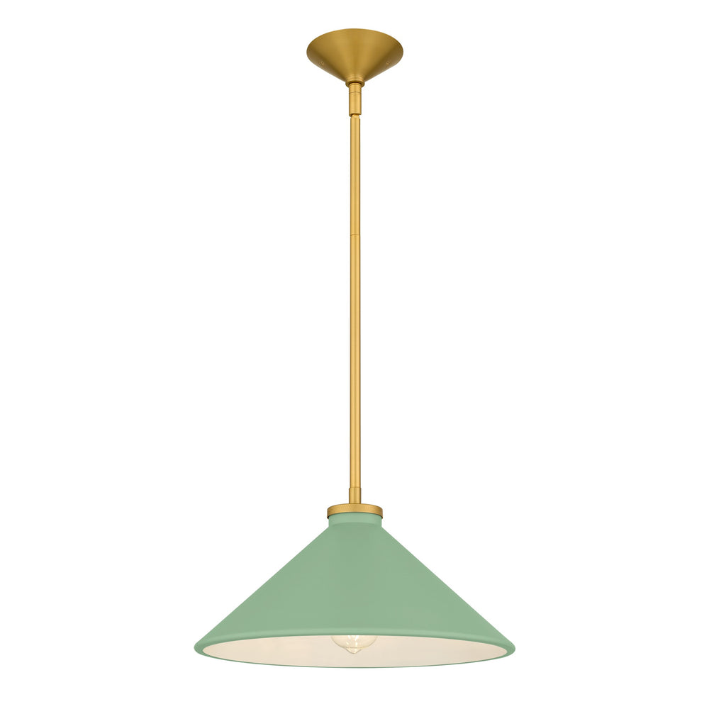 Quoizel - One Light Pendant - Bradbury - Brushed Gold- Union Lighting Luminaires Decor