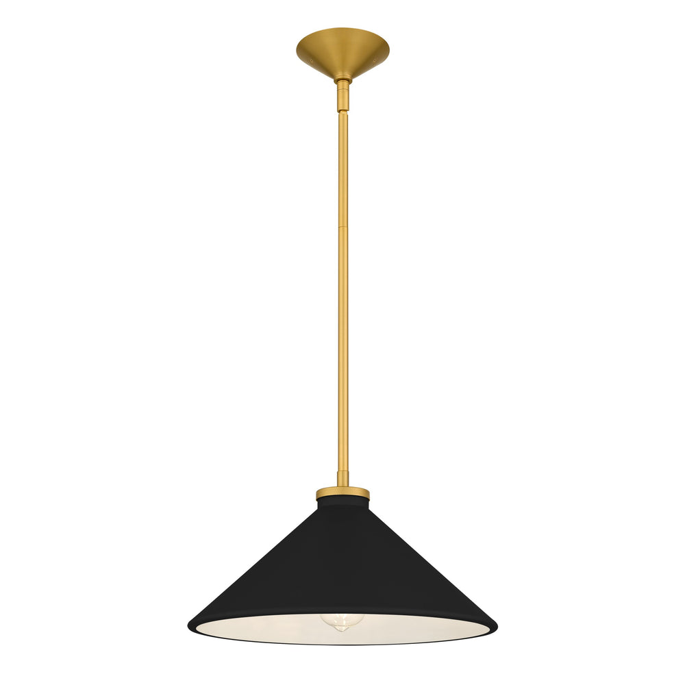 Quoizel - One Light Pendant - Bradbury - Brushed Gold- Union Lighting Luminaires Decor