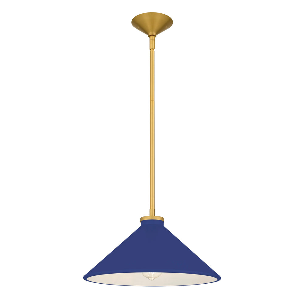 Quoizel - One Light Pendant - Bradbury - Brushed Gold- Union Lighting Luminaires Decor
