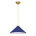 Quoizel - One Light Pendant - Bradbury - Brushed Gold- Union Lighting Luminaires Decor