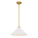 Quoizel - One Light Pendant - Bradbury - Brushed Gold- Union Lighting Luminaires Decor