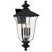 Quoizel - Four Light Outdoor Wall Lantern - Farley - Matte Black- Union Lighting Luminaires Decor