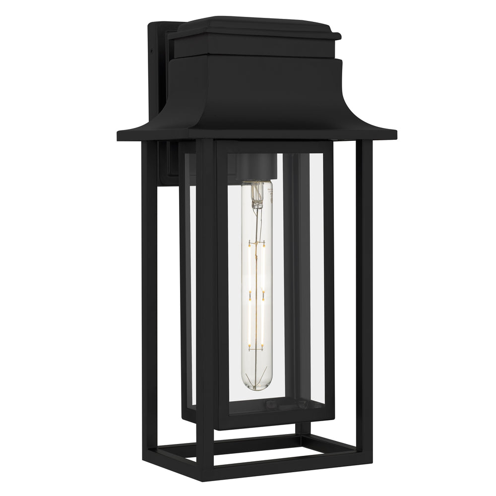 Quoizel - One Light Outdoor Wall Lantern - Garner - Matte Black- Union Lighting Luminaires Decor