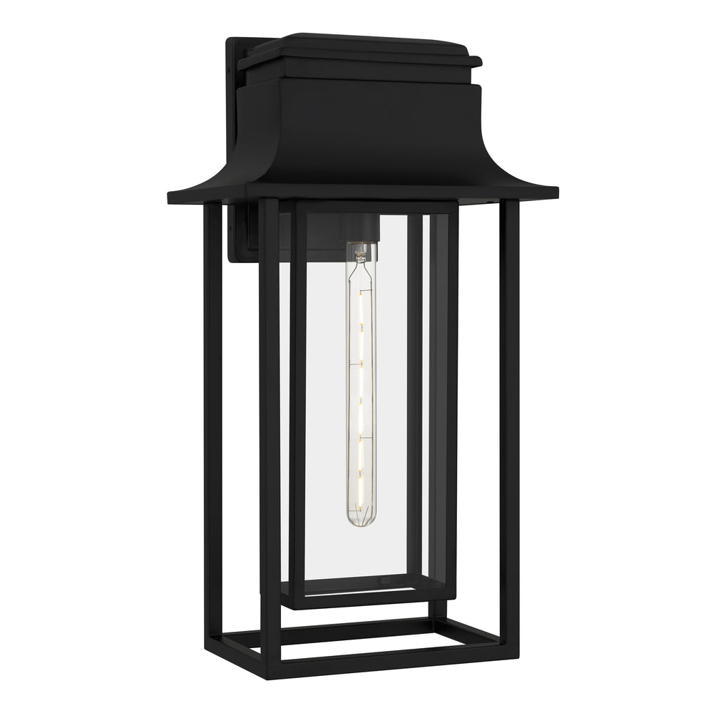 Quoizel - One Light Outdoor Wall Lantern - Garner - Matte Black- Union Lighting Luminaires Decor