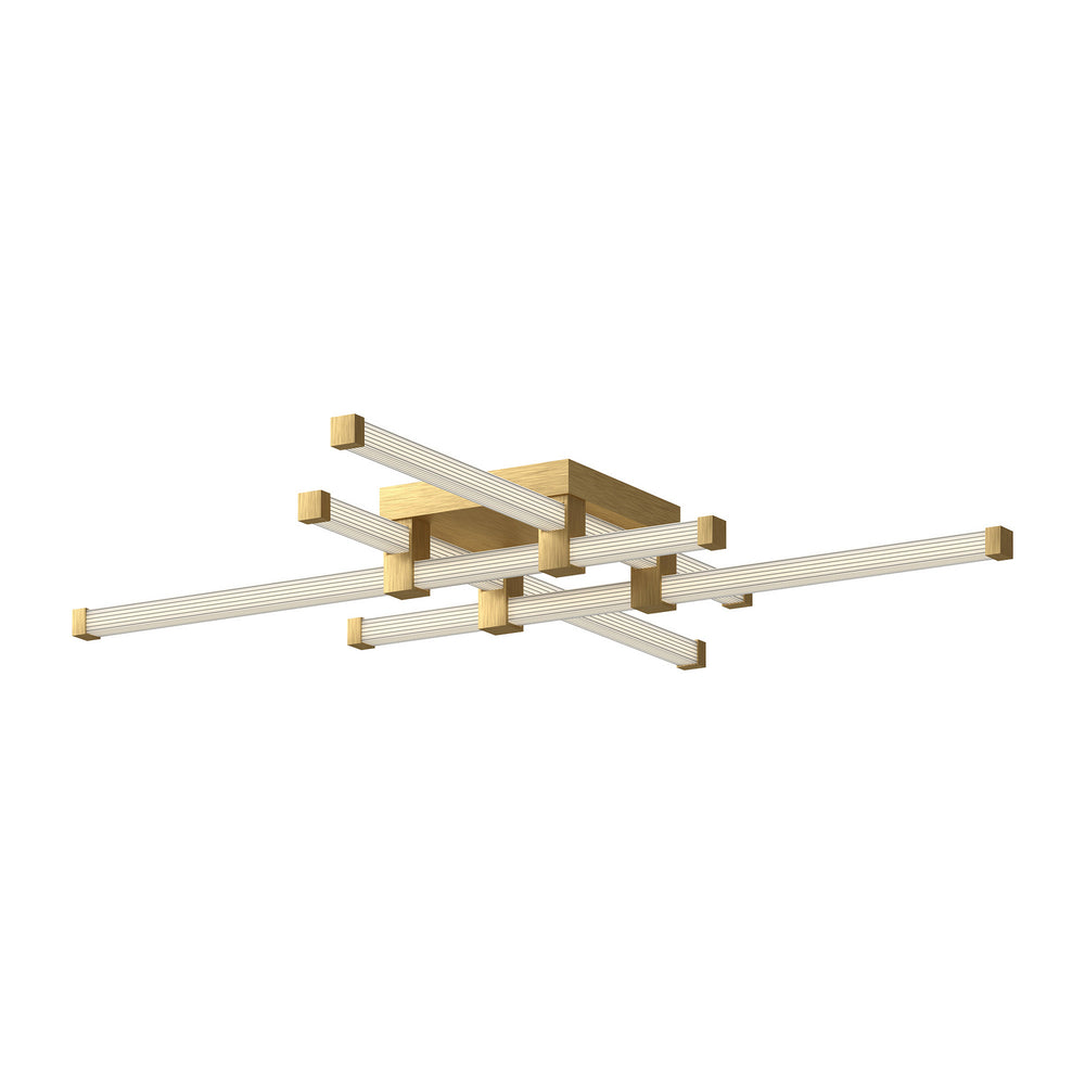 Kuzco Canada - LED Flush Mount - Blade - Brushed Gold- Union Lighting Luminaires Decor