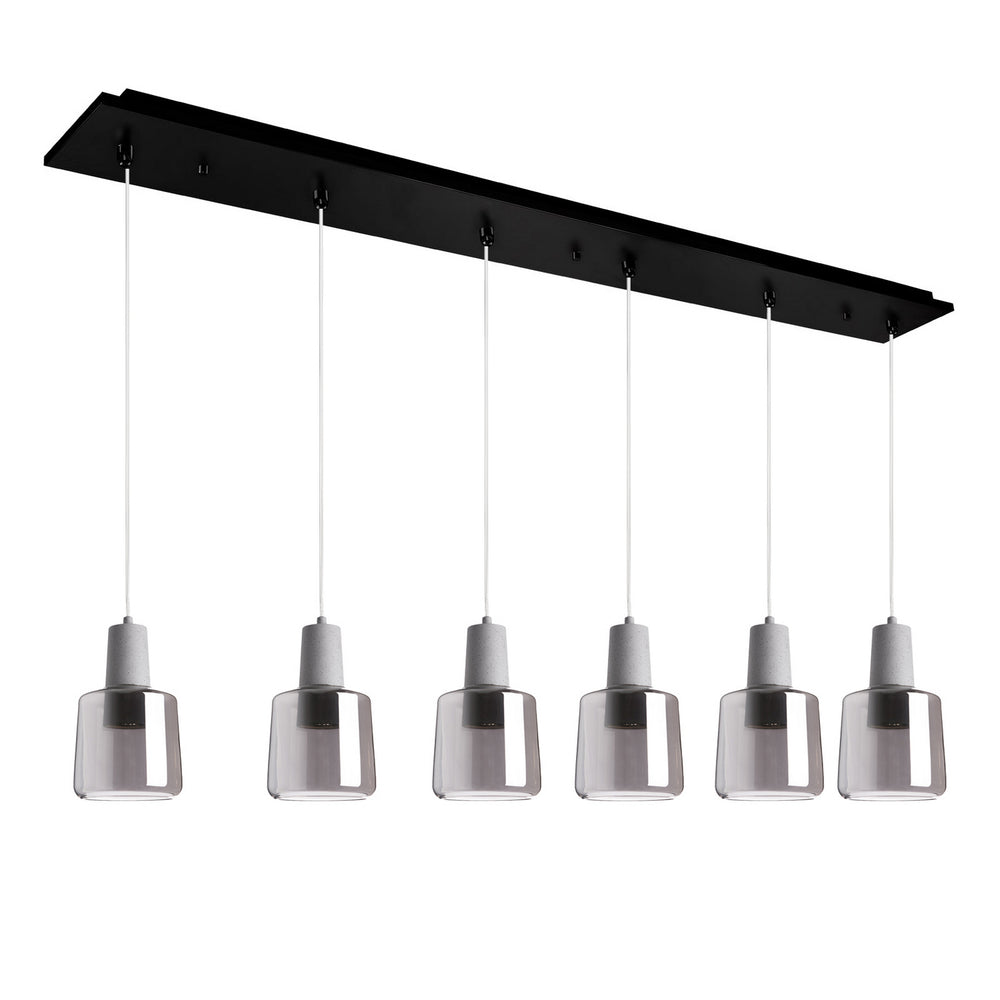 Kuzco Canada - LED Pendant - Samson - Black/Smoked Glass- Union Lighting Luminaires Decor