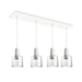 Kuzco Canada - LED Pendant - Samson - White/Clear Glass- Union Lighting Luminaires Decor