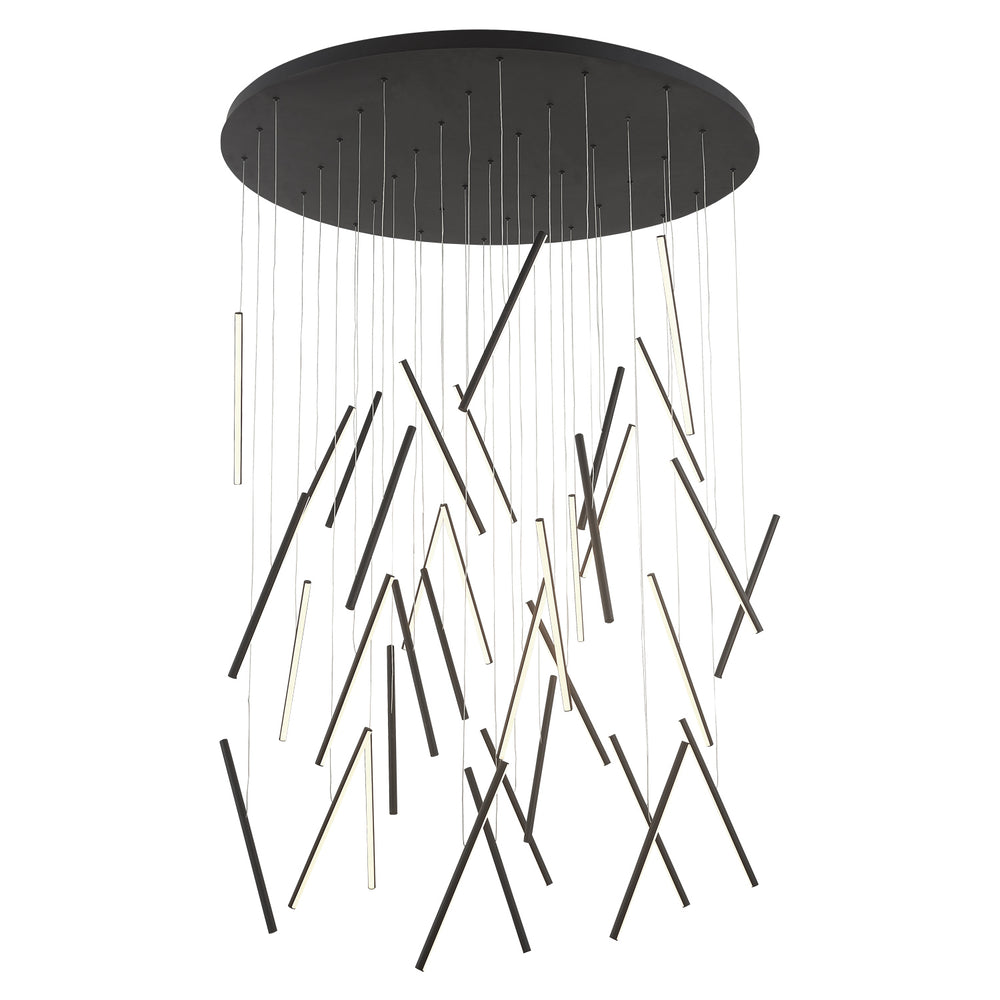 Kuzco Canada - LED Pendant - Chute - Black- Union Lighting Luminaires Decor