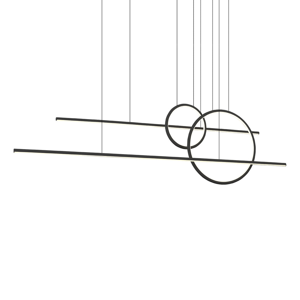 Kuzco Canada - LED Pendant - Chute Calypso - Black- Union Lighting Luminaires Decor