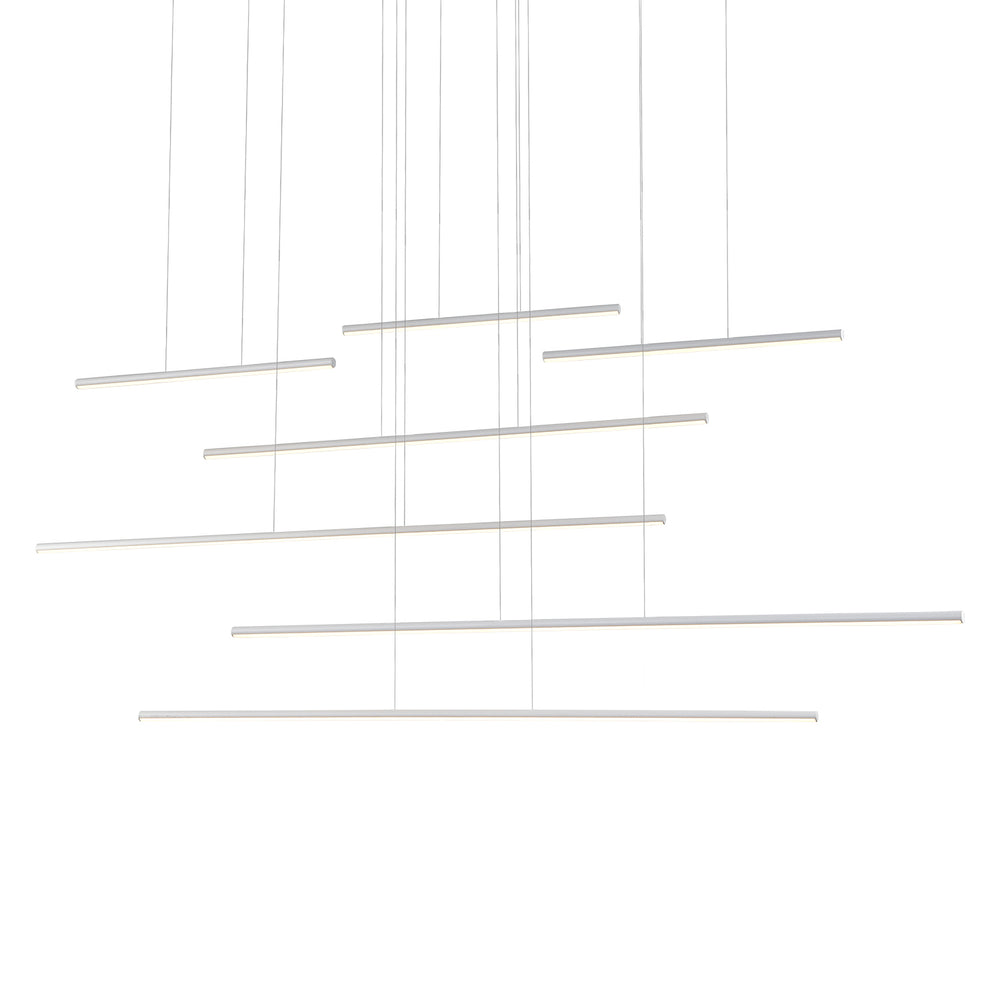 Kuzco Canada - LED Pendant - Chute Motion - White- Union Lighting Luminaires Decor
