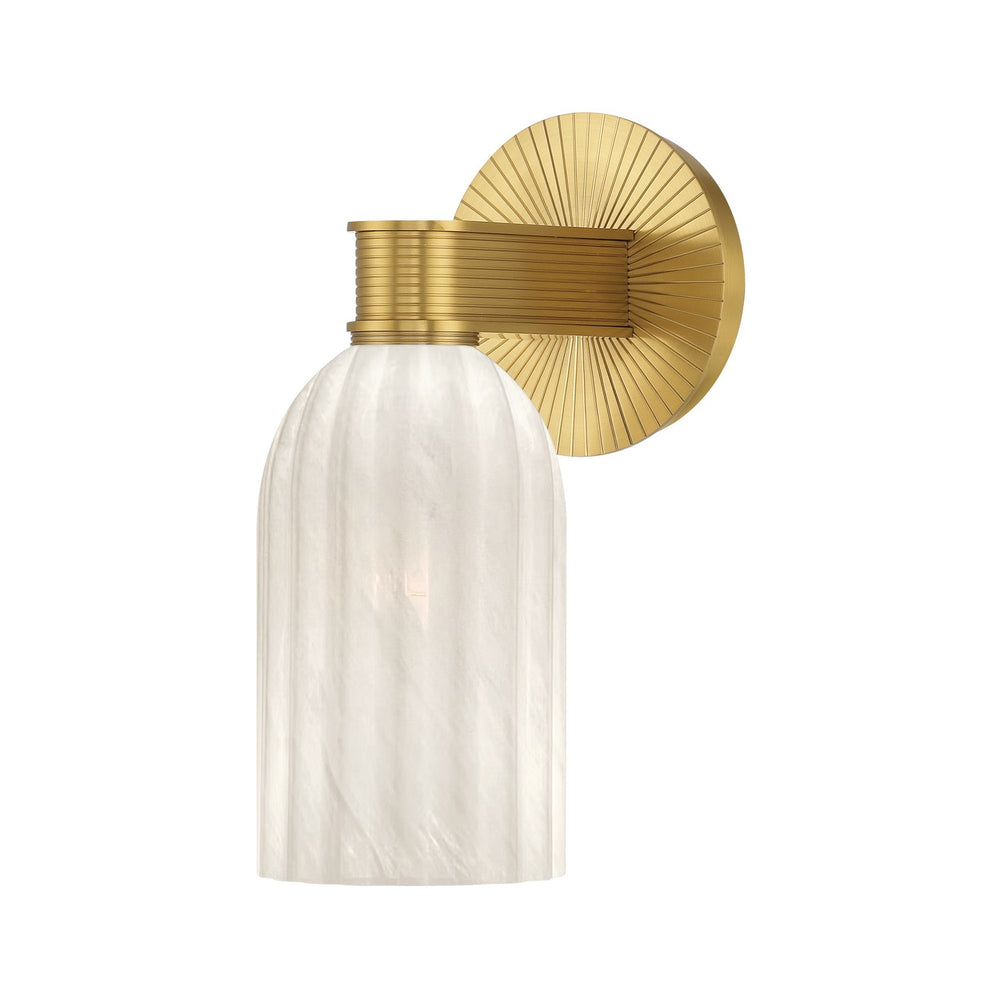 Crystorama - One Light Wall Sconce - Lotus - Luxe Gold- Union Lighting Luminaires Decor