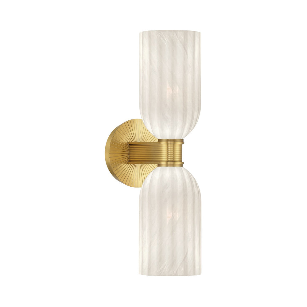 Crystorama - Two Light Wall Sconce - Lotus - Luxe Gold- Union Lighting Luminaires Decor