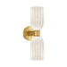 Crystorama - Two Light Wall Sconce - Lotus - Luxe Gold- Union Lighting Luminaires Decor