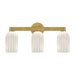 Crystorama - Three Light Bath - Lotus - Luxe Gold- Union Lighting Luminaires Decor