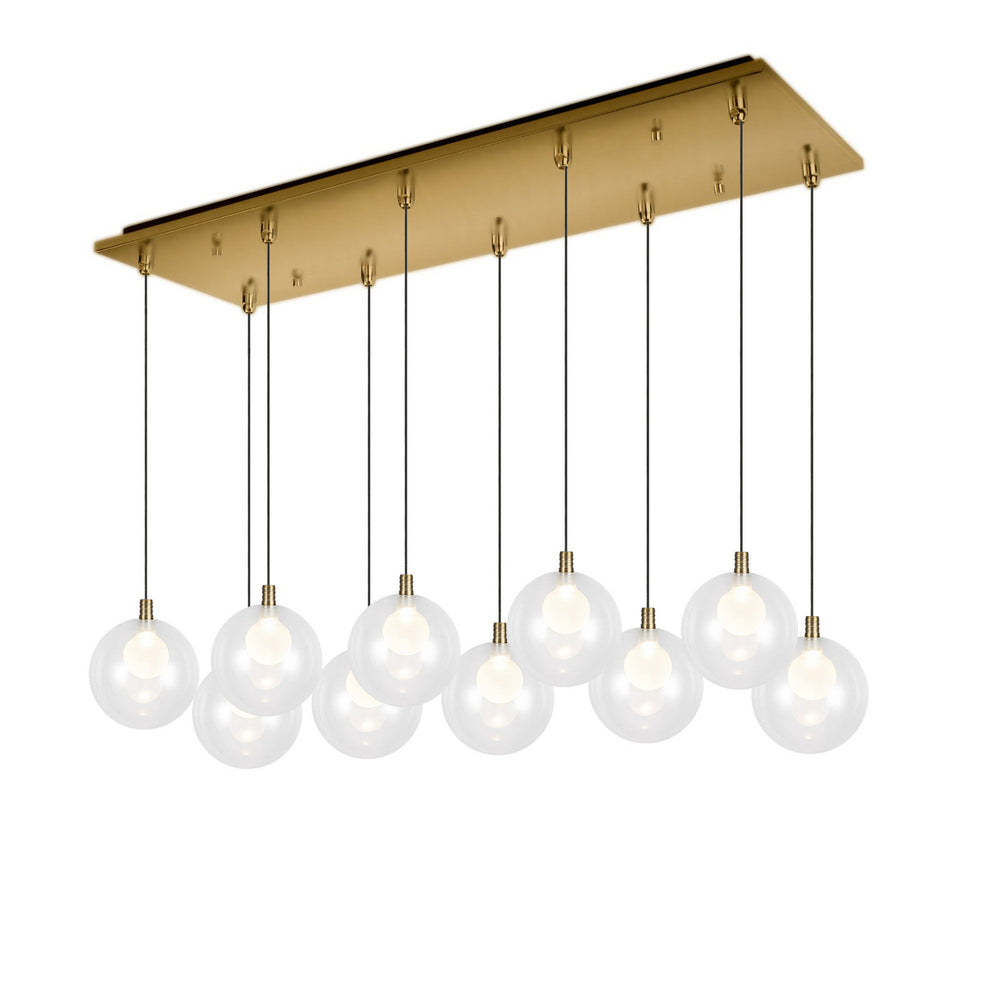 Kuzco Canada - LED Pendant - Bolla - Brushed Gold- Union Lighting Luminaires Decor