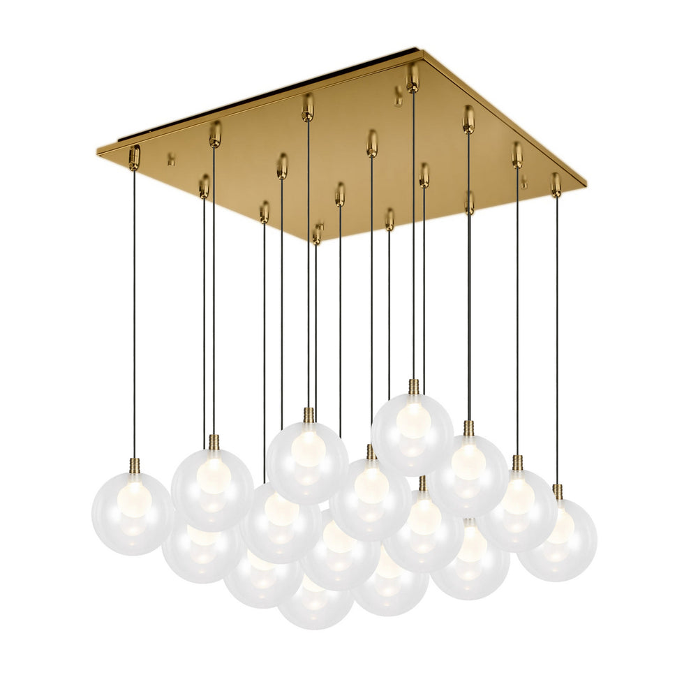 Kuzco Canada - LED Pendant - Bolla - Brushed Gold- Union Lighting Luminaires Decor