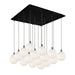 Kuzco Canada - LED Pendant - Bolla - Black/Opal Glass- Union Lighting Luminaires Decor