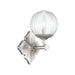 Crystorama - One Light Wall Sconce - Orly - Polished Nickel- Union Lighting Luminaires Decor