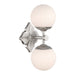 Crystorama - Two Light Wall Sconce - Orly - Polished Nickel- Union Lighting Luminaires Decor