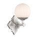 Crystorama - One Light Wall Sconce - Orly - Polished Nickel- Union Lighting Luminaires Decor