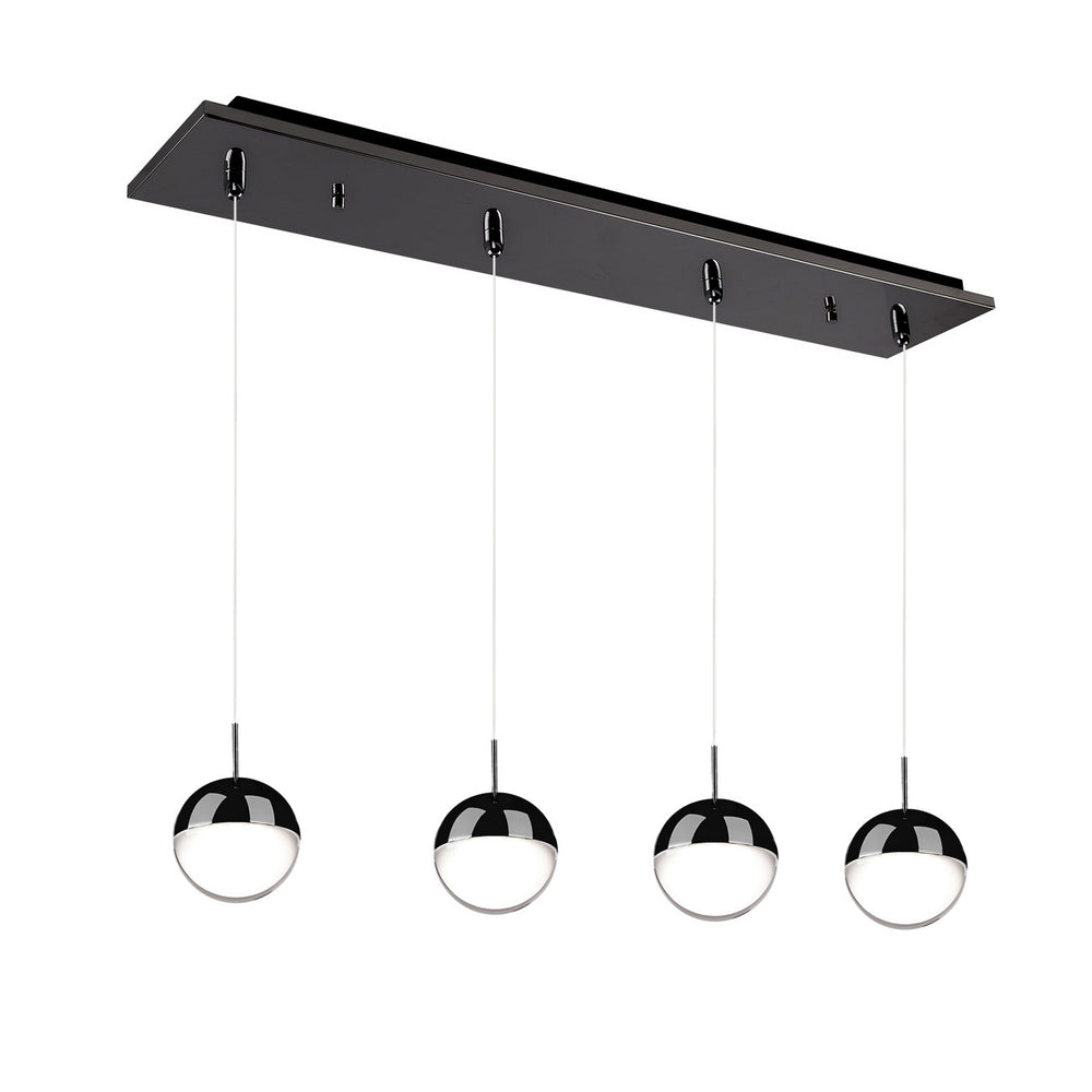Kuzco Canada - LED Pendant - Pluto - Black Chrome- Union Lighting Luminaires Decor