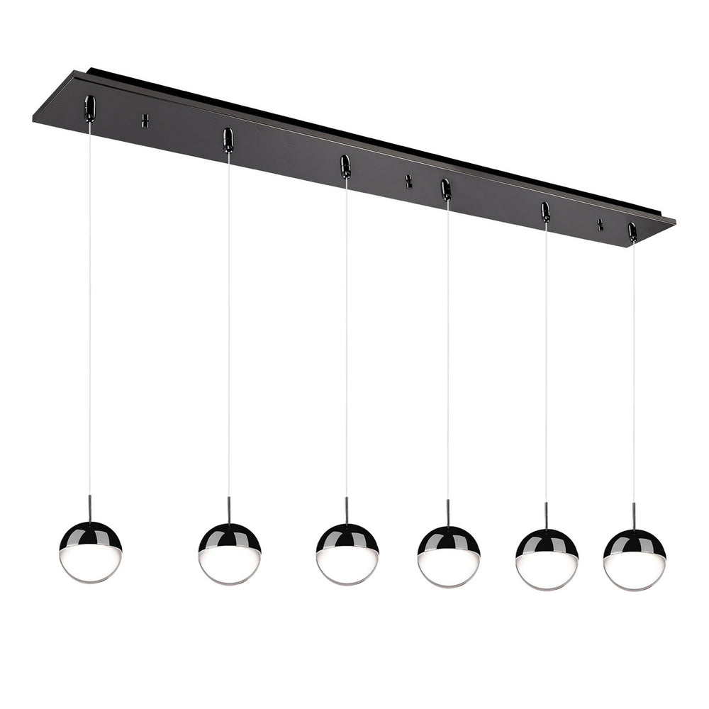 Kuzco Canada - LED Pendant - Pluto - Black Chrome- Union Lighting Luminaires Decor