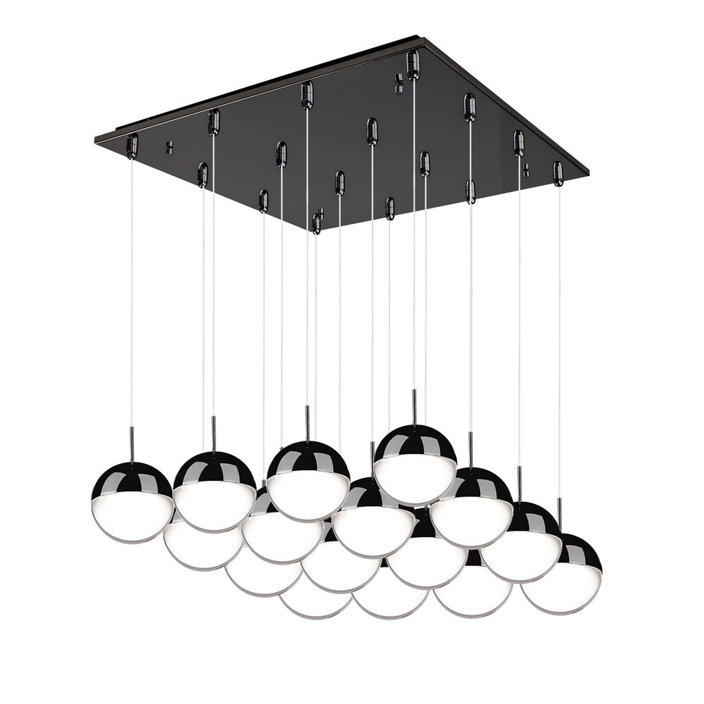 Kuzco Canada - LED Pendant - Pluto - Black Chrome- Union Lighting Luminaires Decor
