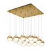 Kuzco Canada - LED Pendant - Pluto - Brushed Gold- Union Lighting Luminaires Decor