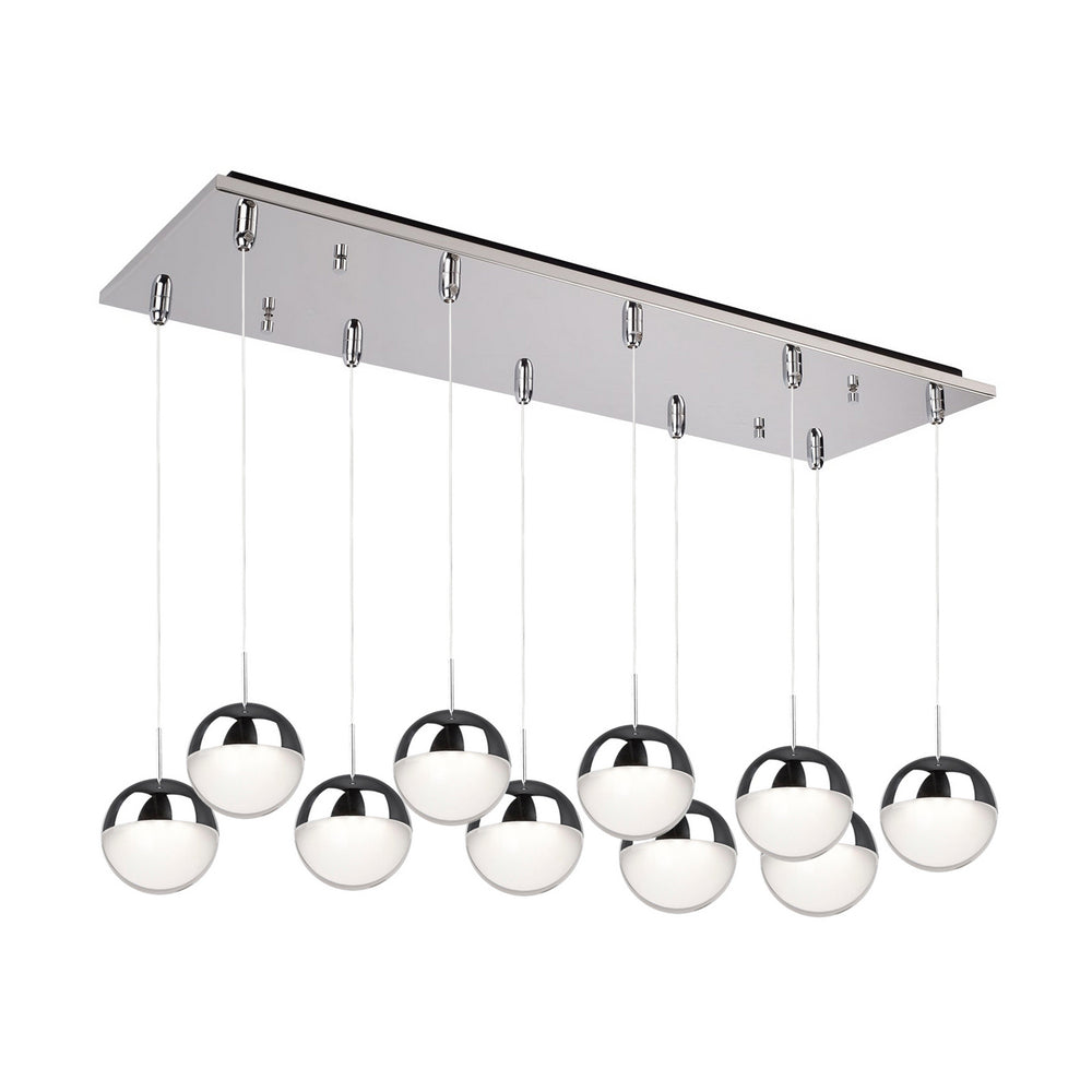 Kuzco Canada - LED Pendant - Pluto - Chrome- Union Lighting Luminaires Decor