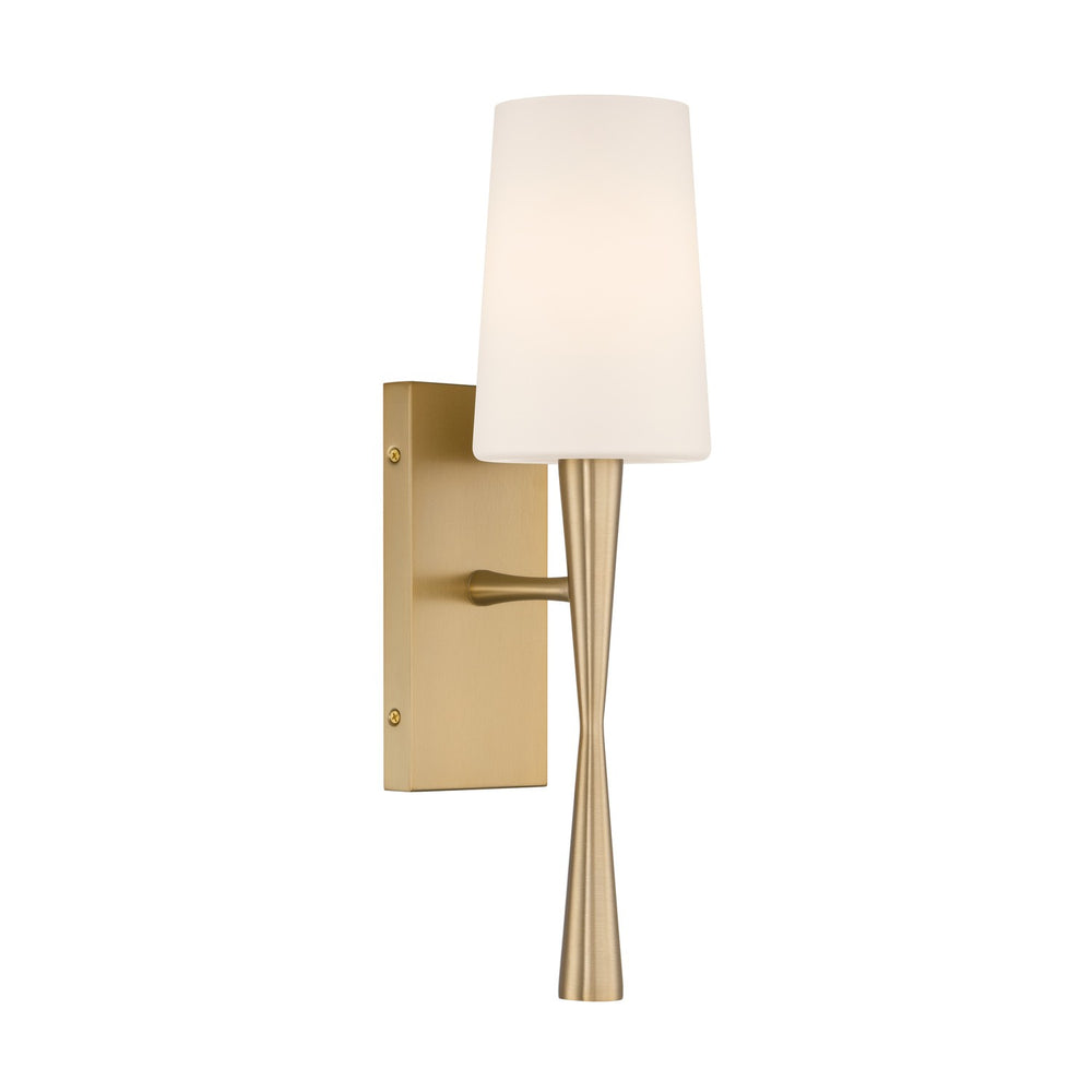Crystorama - One Light Wall Sconce - Trenton - Aged Brass- Union Lighting Luminaires Decor
