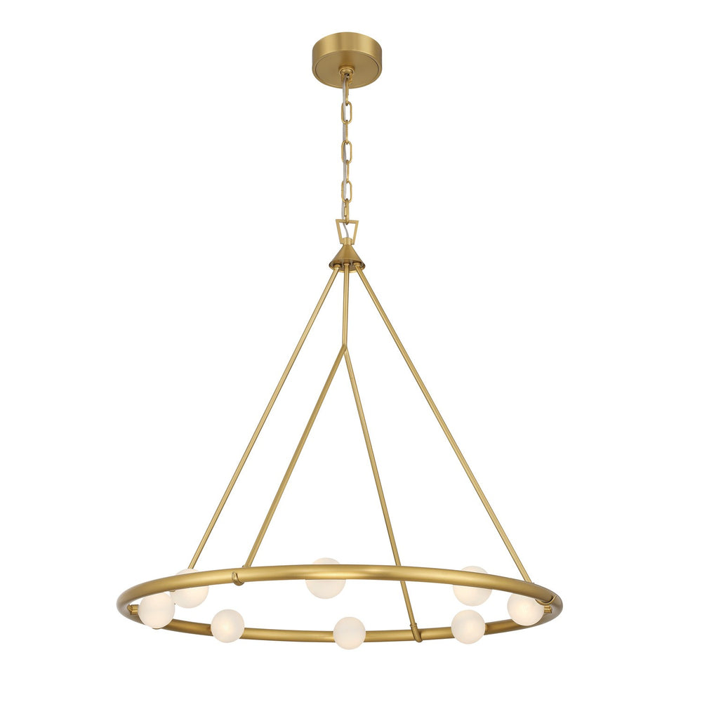 Crystorama - LED Chandelier - Terrell - Luxe Gold- Union Lighting Luminaires Decor