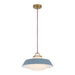Crystorama - One Light Pendant - Xander - Vibrant Gold- Union Lighting Luminaires Decor
