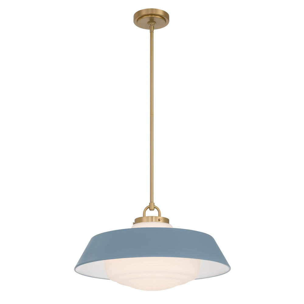 Crystorama - Three Light Pendant - Xander - Vibrant Gold- Union Lighting Luminaires Decor