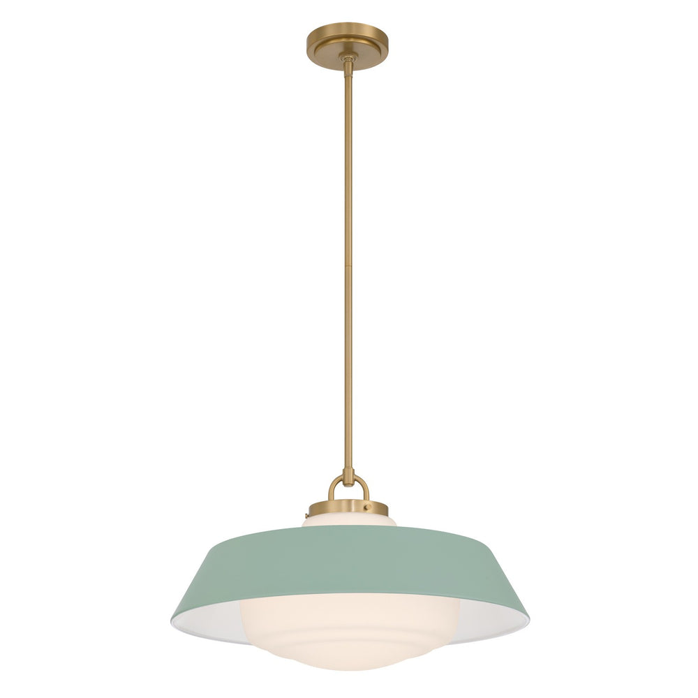 Crystorama - Three Light Pendant - Xander - Vibrant Gold- Union Lighting Luminaires Decor
