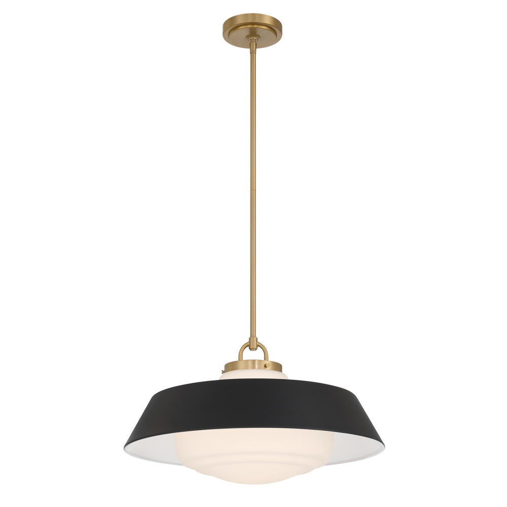 Crystorama - Three Light Pendant - Xander - Vibrant Gold- Union Lighting Luminaires Decor