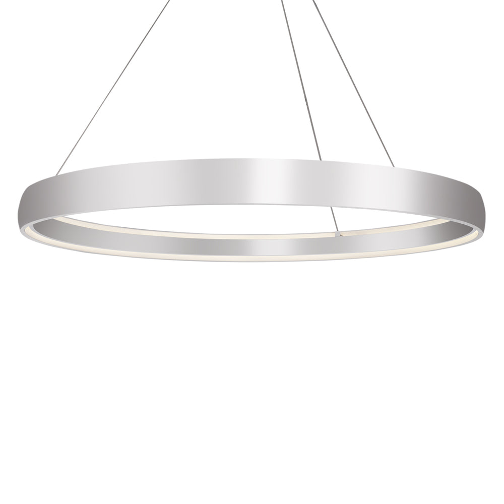Kuzco Canada - LED Pendant - Halo - Brushed Silver- Union Lighting Luminaires Decor