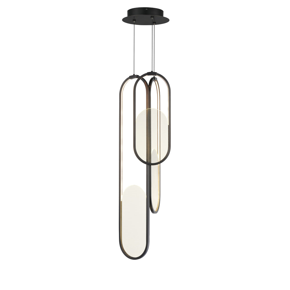 Studio M - LED Pendant - Trance - Gunmetal- Union Lighting Luminaires Decor