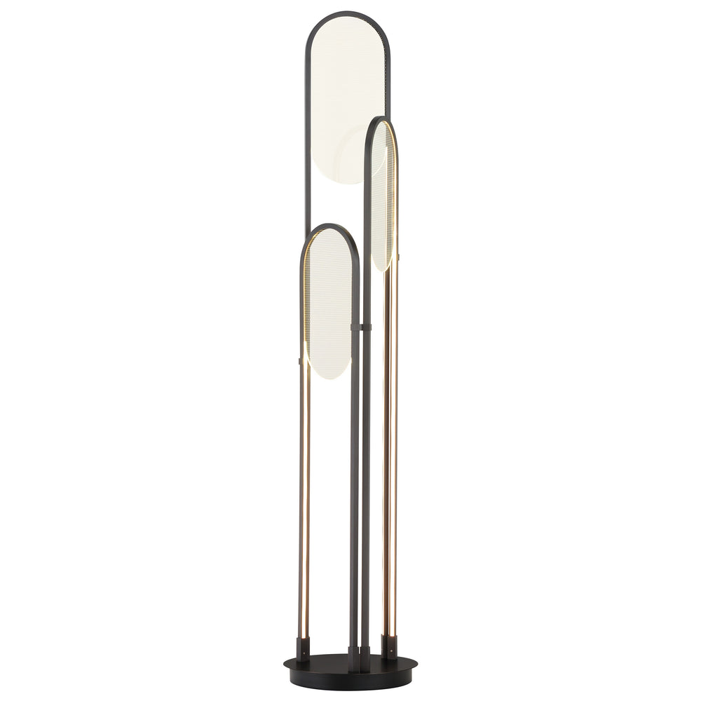 Studio M - LED Floor Lamp - Trance - Gunmetal- Union Lighting Luminaires Decor