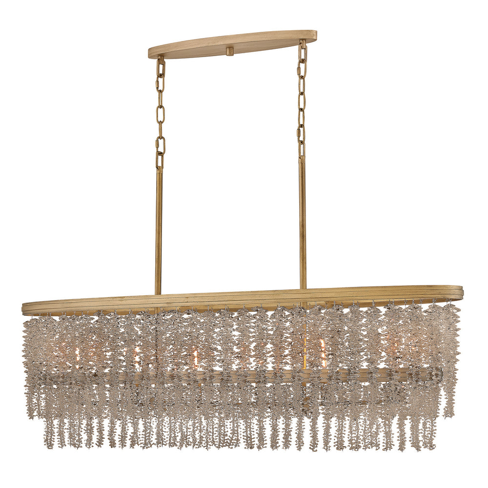 Fredrick Ramond Canada - LED Linear Pendant - Rubina - Burnished Gold- Union Lighting Luminaires Decor