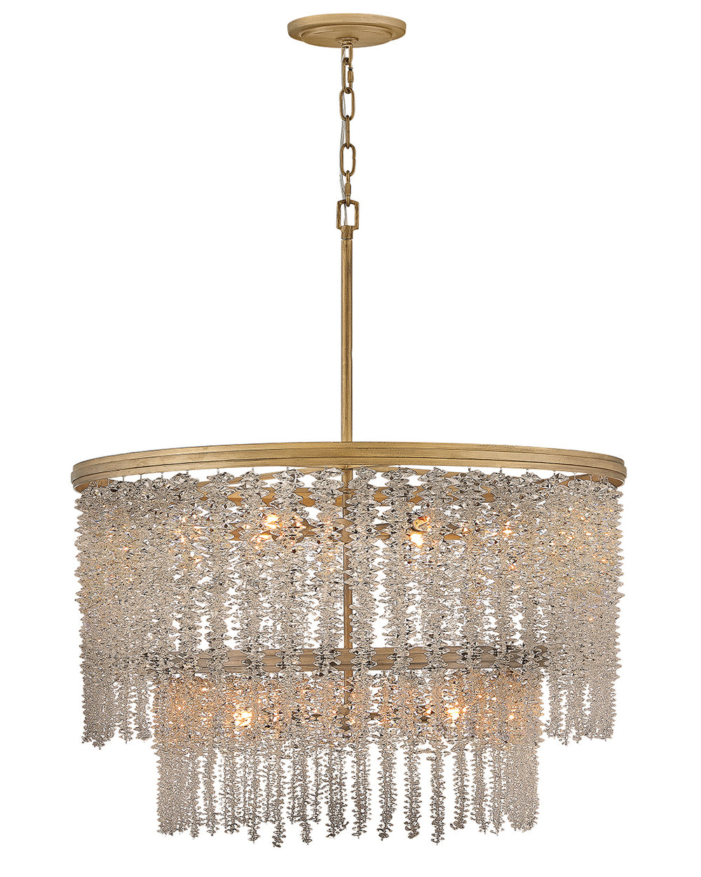 Fredrick Ramond Canada - LED Chandelier - Rubina - Burnished Gold- Union Lighting Luminaires Decor