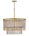 Fredrick Ramond Canada - LED Chandelier - Rubina - Burnished Gold- Union Lighting Luminaires Decor